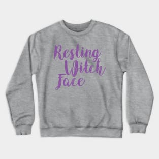 Resting Witch Face Crewneck Sweatshirt